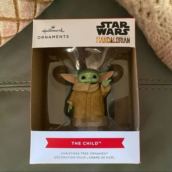 Hallmark Star Wars Mandalorian Grogu The Child Baby Yoda Red Box Ornament NIB - Picture 5 of 11